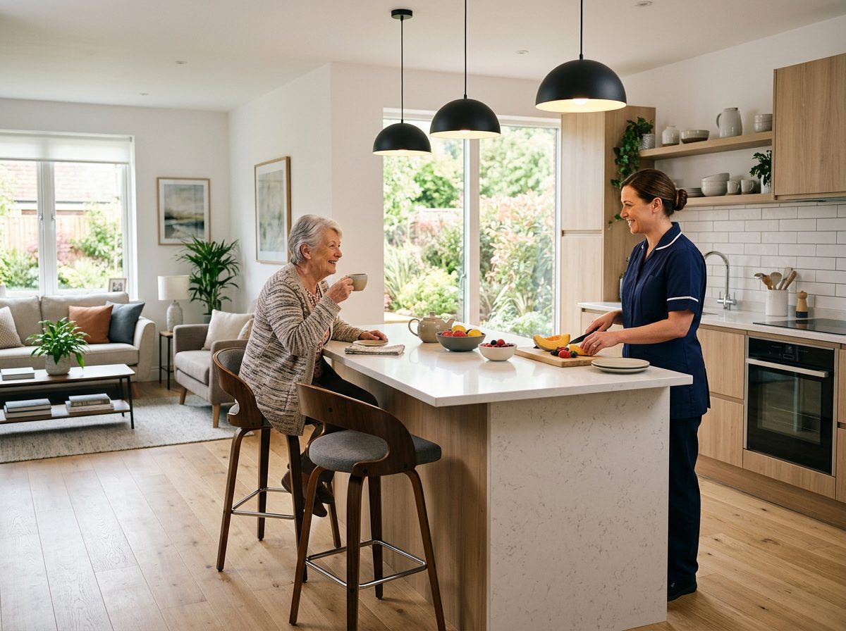 Comfortable common area at Solana Senior Living